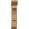 Ekena Millwork Balboa Slat Smooth Bracket w/ Offset Brace, Western Red Cedar, 7 1/2"W x 26"D x 38"H BKT0806X26X38BOA06SWR - alternate 4